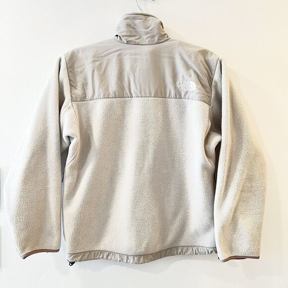 The North Face Women's Denali Polartec Fleece Zip Jacket Light Gray Size X-Small - Picture 2 of 13